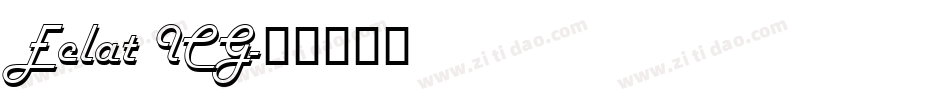 Eclat ICG字体转换